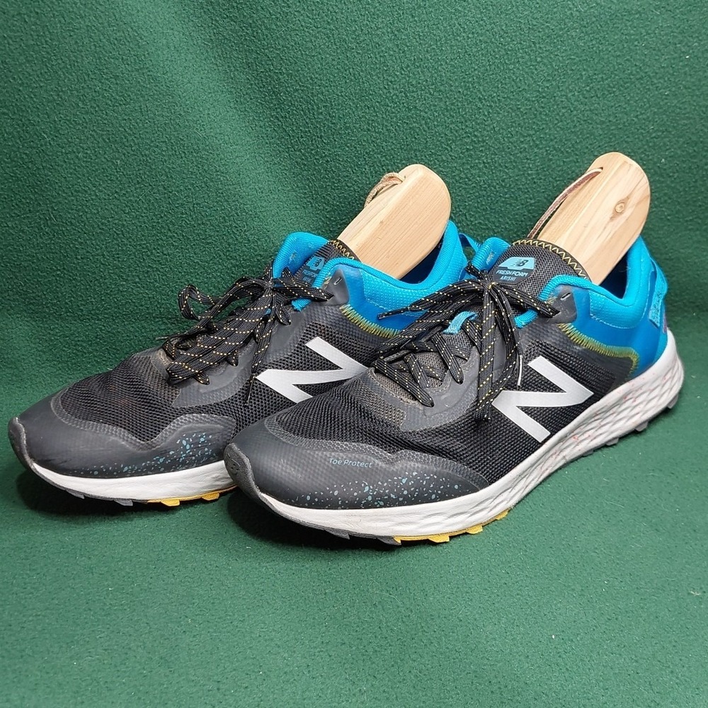 New Balance Fresh Foam Arishi Mens Size 15 Black Blue Walking Running Shoes